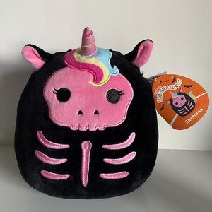 Skeleton Unicorn Halloween Pink Black 2022 Squishmallow